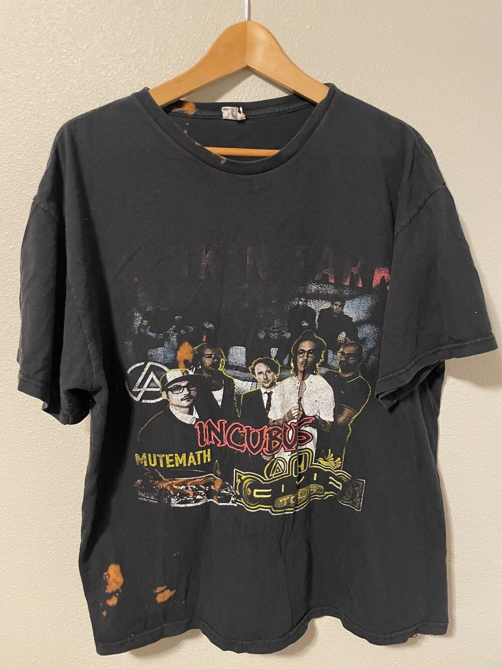 Linkin Park Incubus Mutemath T Shirt Mens XL Black Honda Civic Tour 2012 READ